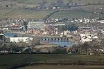 Barnstaple Long Bridge and surrounding buildings - geograph.org.uk - 1754403